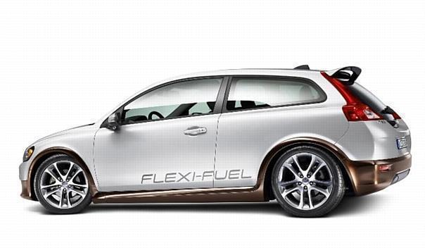 Volvo C30 1.8F FlexiFuel, 1,8-Liter 4-Zylinder Motor, Betrieb mit E85 Bioethanol und Benzin.